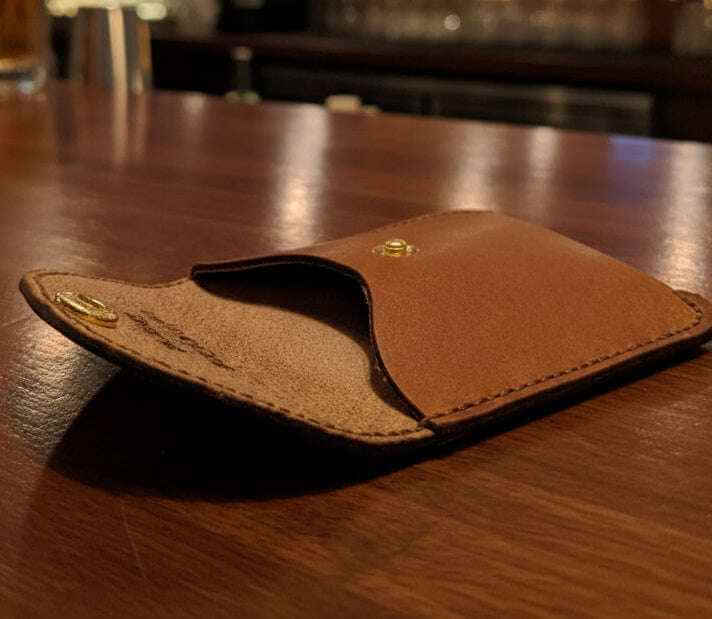 Handmade leather coin purses and pouches from CraftyDrifters Cornwall