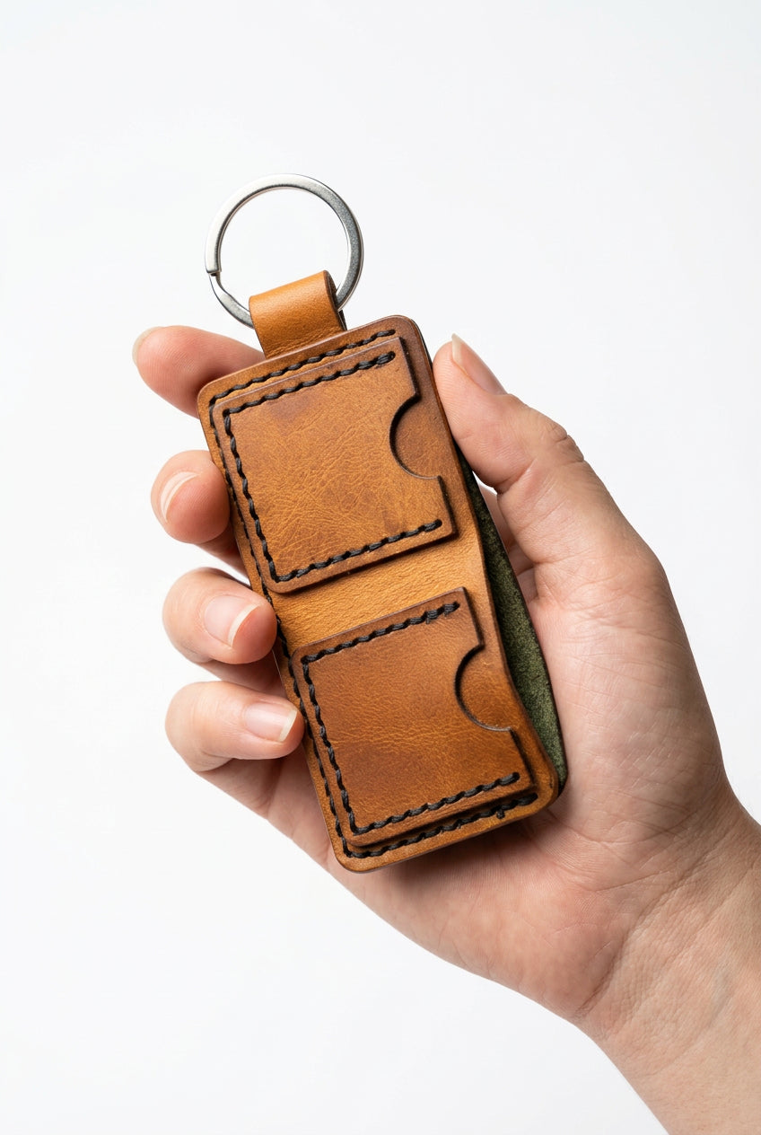 Leather Key Rings and Clips